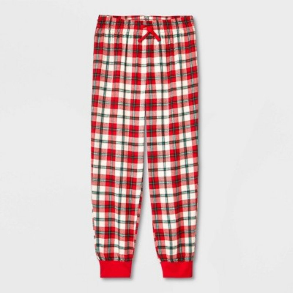 Cat & Jack Girls' Plaid Pajama Pants sz L (10/12)